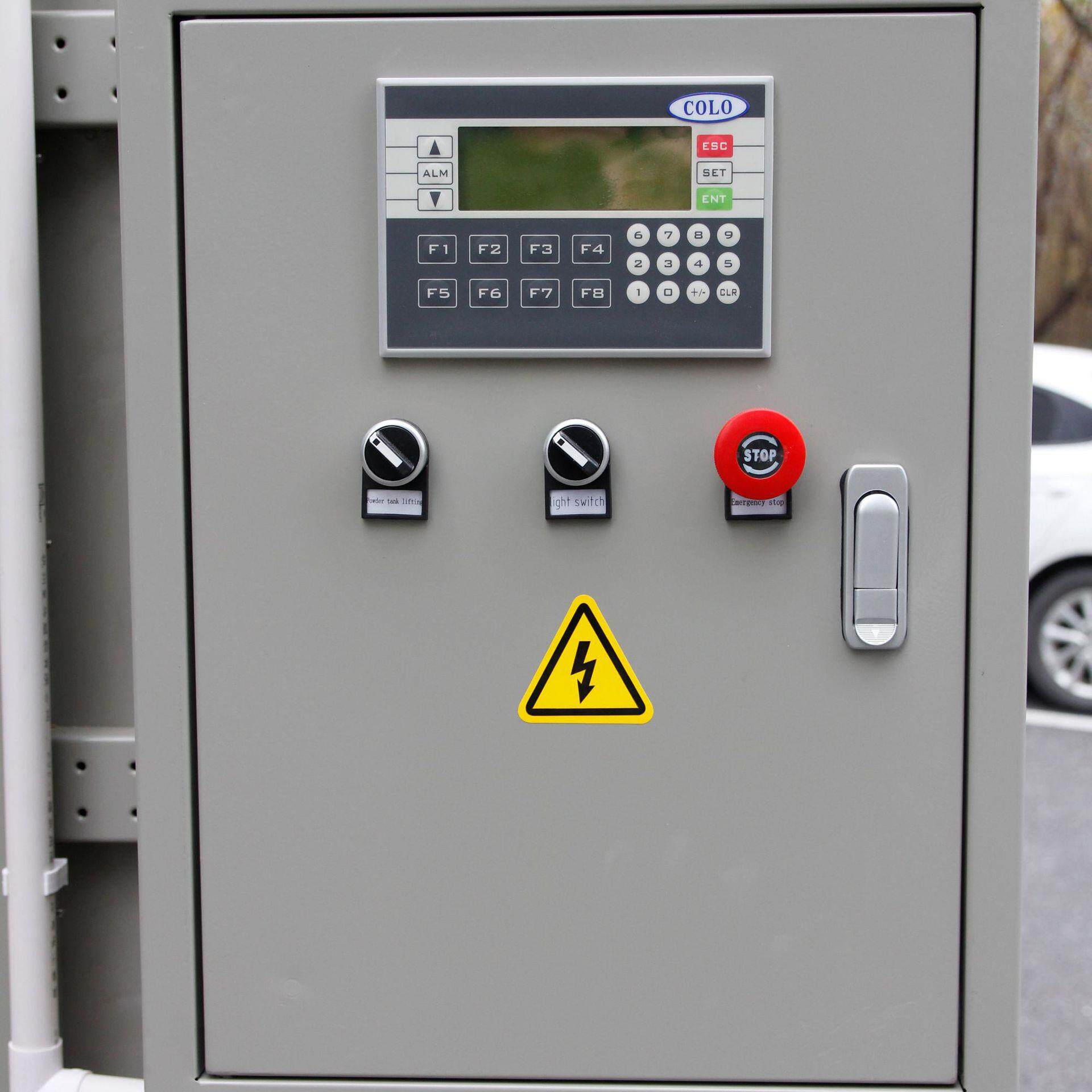 厂家供货手动双滤芯喷房 COLO-1517 出口品质轮毂粉末静电喷涂房