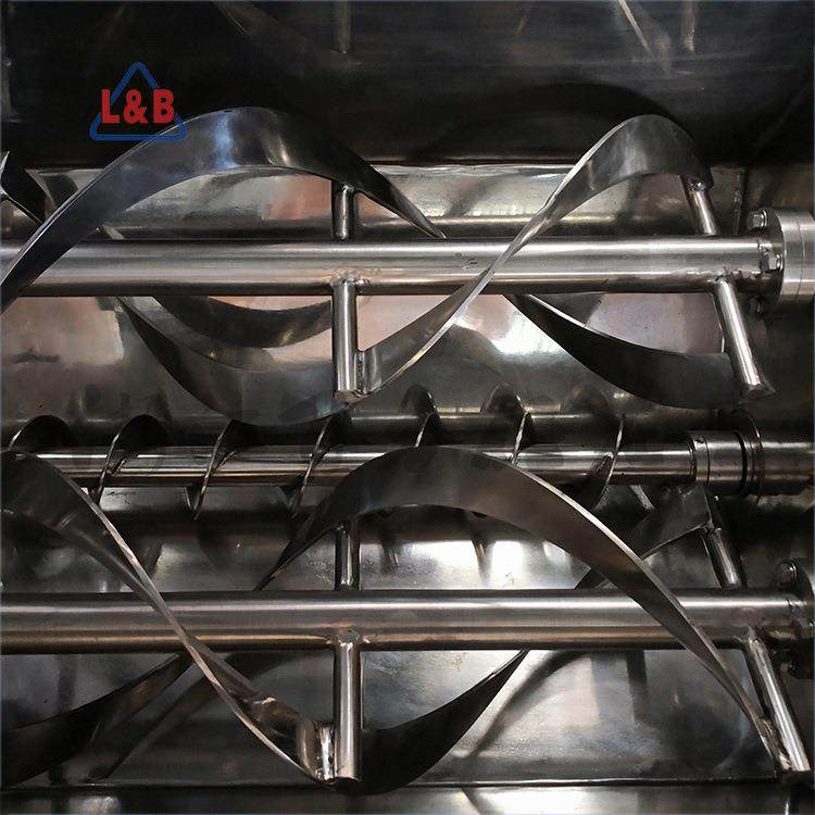 卫生级肉泥馅料混合机 月饼馅料拌馅机 卧式酱料斩拌混合搅拌机