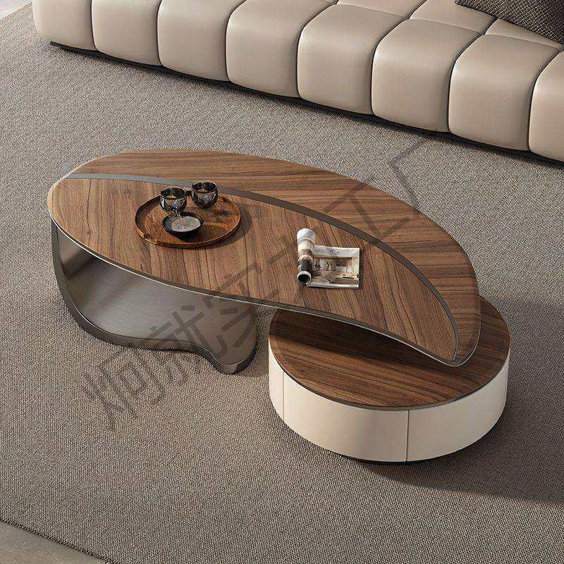 新款轻奢佛山极简现代设计师实木岩板创意异形小户型高端客厅家用,电子元器件市场,其它元器件,淘宝优惠券,粉丝福利购,淘宝优惠卷