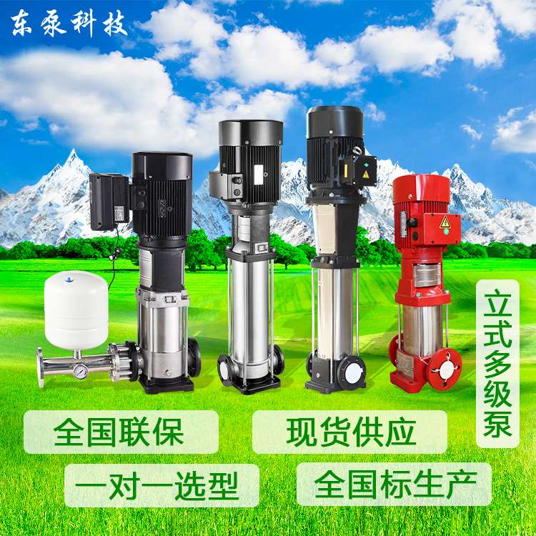 山东东泵 CDLF多级管道泵CDL多级泵不锈钢多级泵不锈钢加压泵