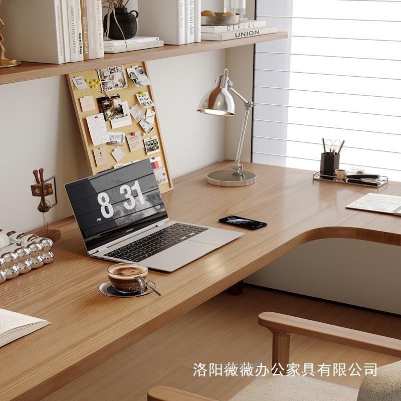 实木转角书桌家用拐角桌书房学习桌卧室电竞办公电脑桌简约型桌