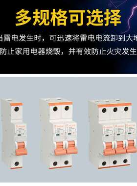 防雷浪涌后备保护脱离器 T1电涌后备SCB电源避雷保护器安全装置