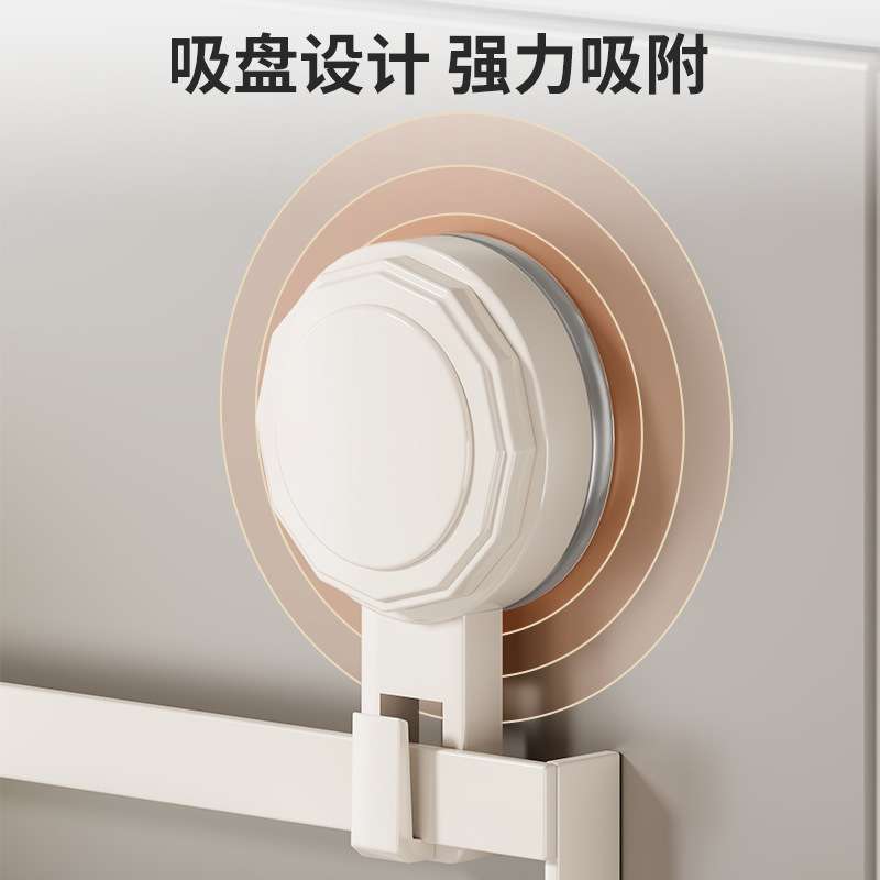 冰箱置物架侧收纳吸盘厨房多功能储物架免打孔多层壁挂式调料架子