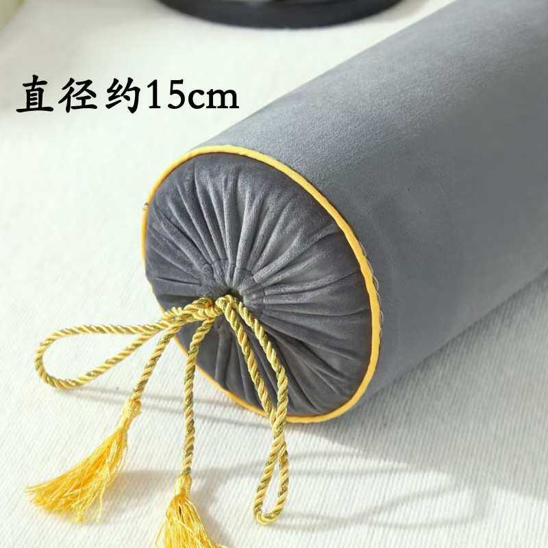 床脚垫院脚枕乳胶加长记忆棉糖果枕足浴抬脚按摩枕