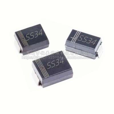 贴片肖特基二极管 大芯片SS34 3A40V SMA/SMB/SMC 1N5822 2K/整盘