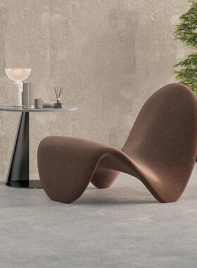 懒人网形舌头单人沙发创意红休闲椅用家沙发异椅卧95207室客厅