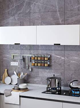 实木小吊柜厨房下方置物上架调味ZPJ收纳柜卫生品间翻墙壁柜可门