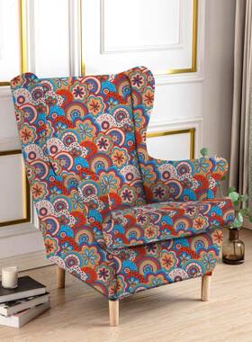 弹力简约发套老虎凳通小众沙发套FNO境老式跨四季沙沙发用套老虎