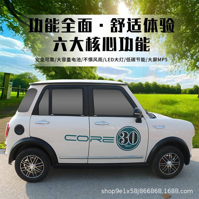 老头车乐电四轮型代步动车女小四轮家用电车低速新能LH-13650源汽