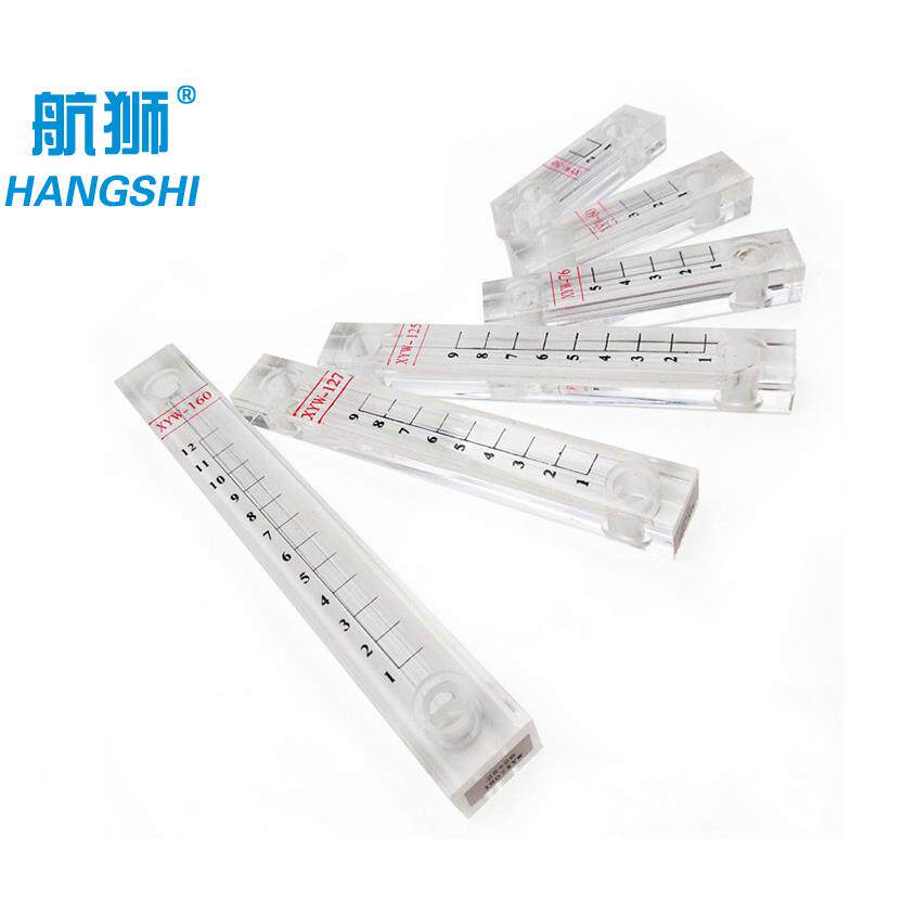 有机玻璃液位计NBQYW-160明油标长形X油标油尺油箱透明液透位计