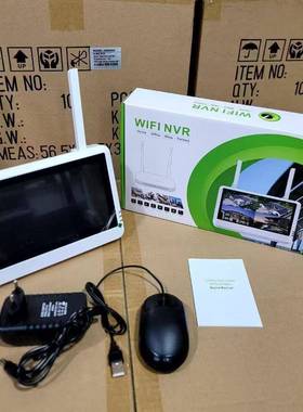 超级看icsee无线监控iW-F6MP球BMNi机套装看4路带主机带显示屏KIT