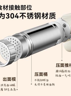 无线手持面条小机家用型饸EIT饹全自机动压手持式压面充电面跨境