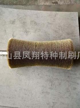 厂家生产销钢除锈辊刷抛光钢丝辊刷CGG丝不锈直钢丝棍刷