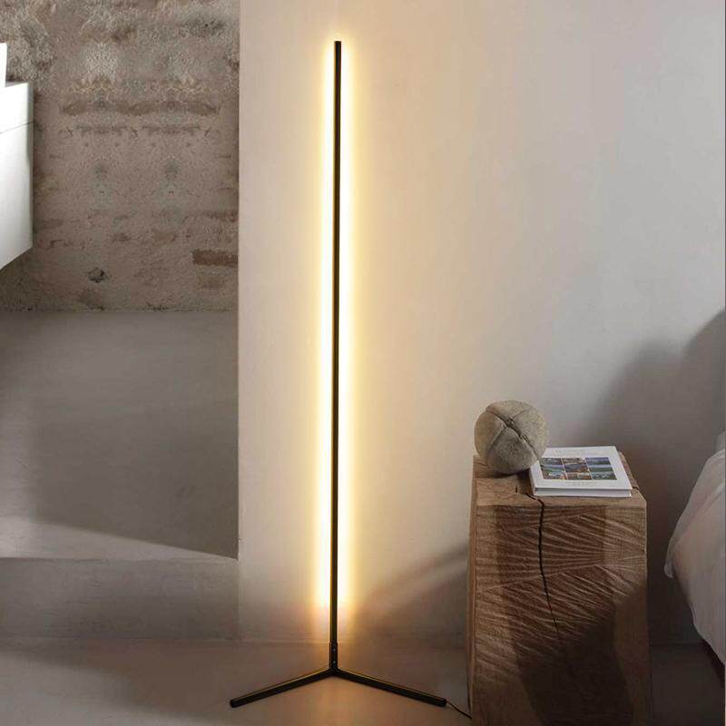 全铜极简de落地发灯轻JLQ奢卧室l家用设计师书房客厅沙旁墙角氛围