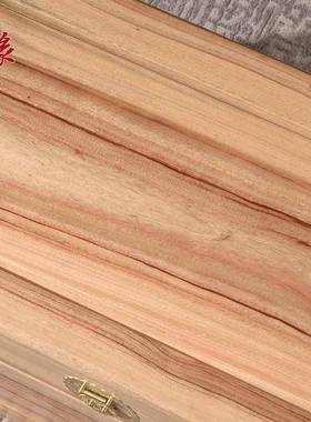 香樟木箱实子五面婚整板板木婚嫁书字画嫁妆结收纳储物衣AXB箱独