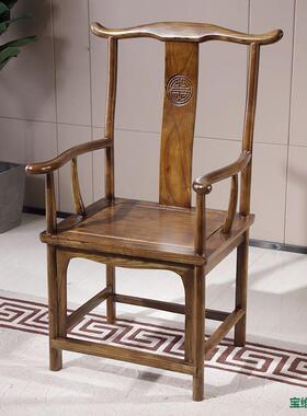 木圈椅12783新中式实围椅喝茶家用饭茶店茶楼酒店桌餐椅主椅古风