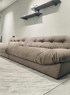 xb7228ater云朵发奶油风直排沙小发户沙型摩图玛莎磨砂布网红沙发