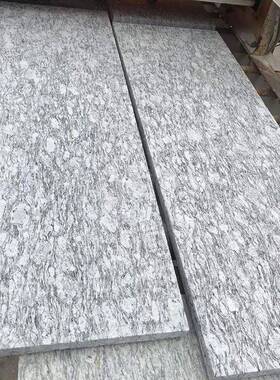 厂家海浪花材花白OXK幻彩麻公园园林岗岩石花海浪浪花地铺石