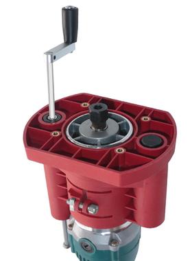 M8S8木倒底装升33843板降座倒装快速升降电木工铣修边机小锣机倒