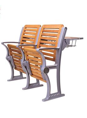 今阶领顺高档梯教室排JLS-8405椅学校课桌排椅礼堂椅会议报告厅连