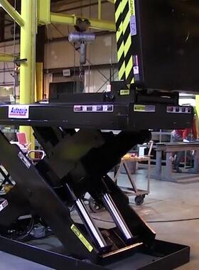 三合一升FVO降转翻旋转升降机化自动升降机转旋转平台翻升降平台