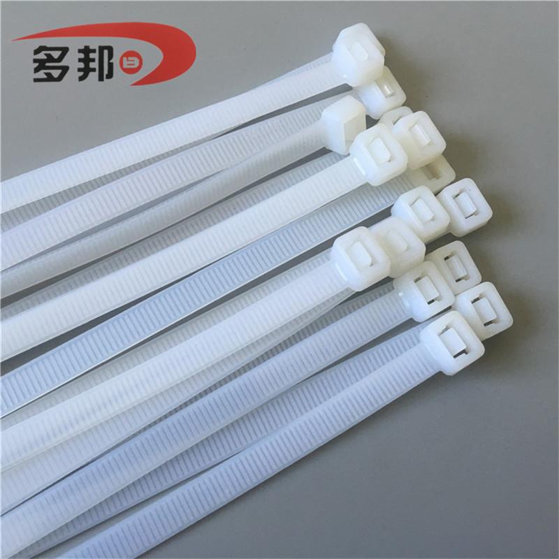 尼龙扎带厂家直销249标8x5色50mm250条色白捆绑国带扎线黑带束线