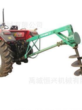 拖拉机后置地农用钻挖树旋NTW开坑转式重型沟挖坑机恒兴机械