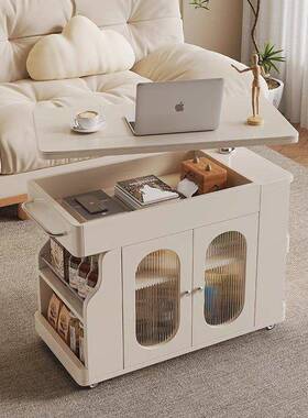 小木户餐桌客能厅多功型沙发47820两用移动茶几折叠升降推车实茶