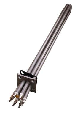 300无品牌/0-12KW电热不锈钢16L法兰加热3管DwN40工程水箱发热管