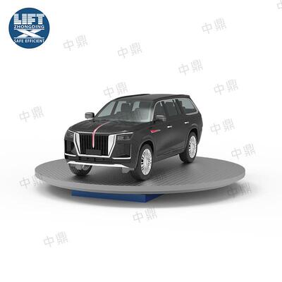 汽车升降旋转平台升降舞2台车汽展台4S65762店动吨3吨电旋转升降