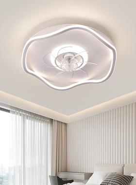 跨境电直供led吸顶风X384风扇灯扇205年新款卧室餐厅家用简约摇2