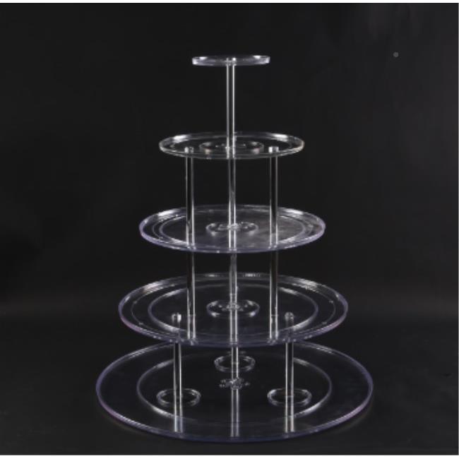 香槟倒酒亚克力塑料塔婚庆497高道具形脚酒槟塔圆架子香婚庆烛台