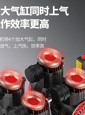 飞RSV豹空压机20功v大率油静音便携木工无气泵高压打气泵空气2压