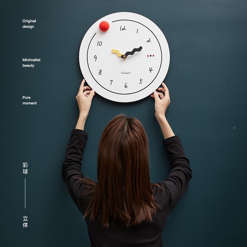 wozomVKJ创意挂钟家o用网红客厅墙面饰品装时尚钟表20新25款