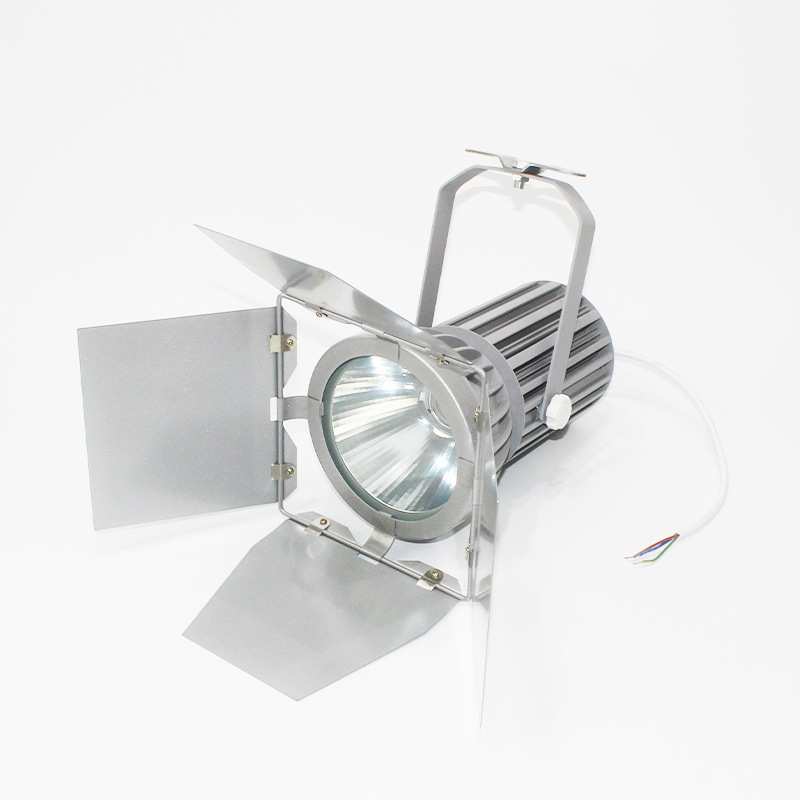 户外防水外墙投射灯LED70w100W聚光展览射灯四叶车展舞台展会灯具