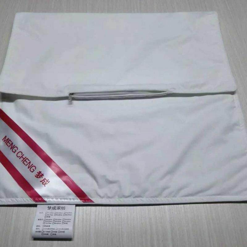 羽绒枕枕套自充绒全手工绒枕头靠垫芯壳内胆半成品带拉链可