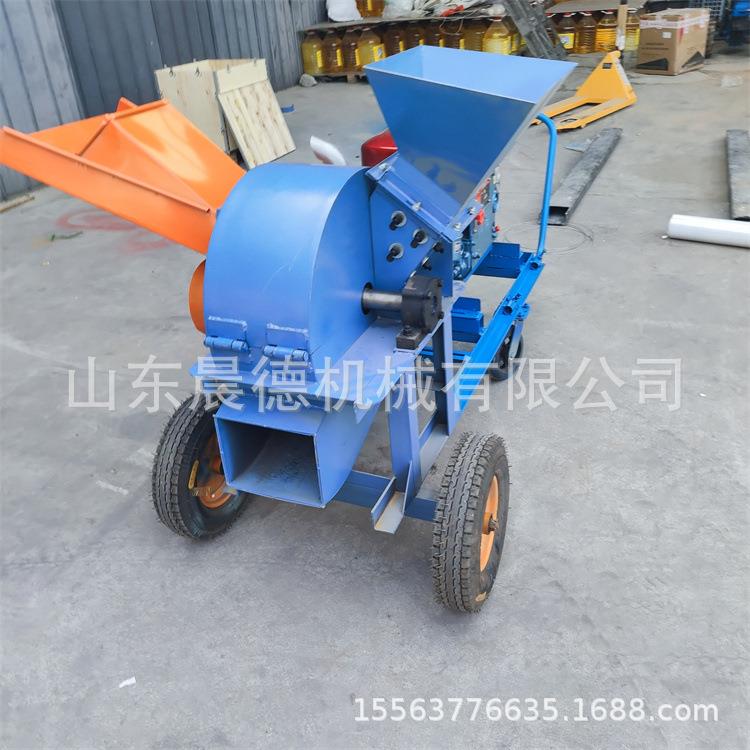 500型双料口木屑机茶砖椰壳粉碎干湿两用木材破碎机