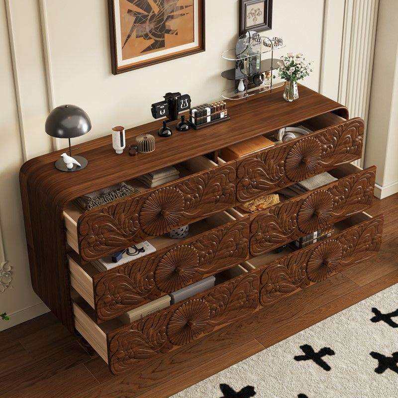 中古风实木斗柜卧室多功能储物柜客厅装饰隔断一体复古柜,电子元器件市场,其它元器件,淘宝优惠券,粉丝福利购,淘宝优惠卷