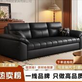 钢琴键抓皮沙发床一体两猫储用多功能可物可折叠阳书台房fwg沙发