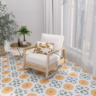 北欧网红300x300绿色小x花砖餐厅厨房卫生间瓷砖阳台浴室防滑地砖