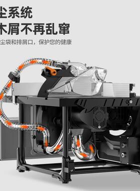 新款无尘锯小型升降台锯精度密5切割木工可一4体XIV机高精度木材