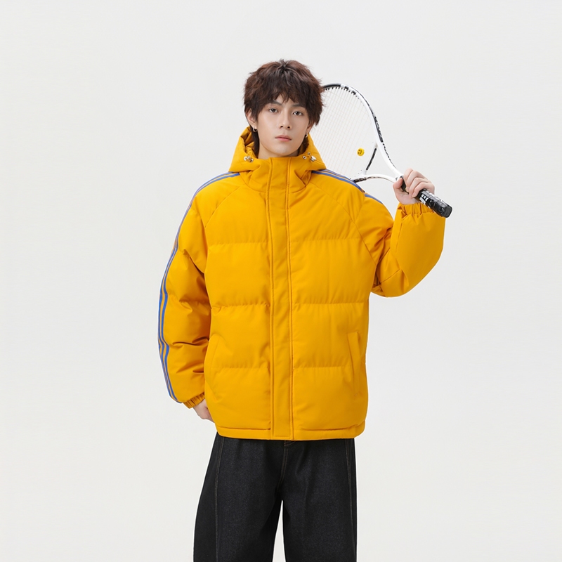 黄色棉服男款冬季棉袄加厚保暖