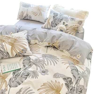 美式纯棉被套单件150200230100床单被罩双人220240被单