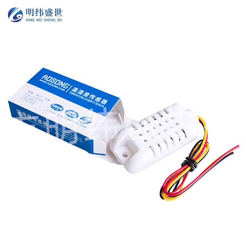 AM2302/DHT22温湿度传感器模块 AM2302B单总线数字电子积木模块