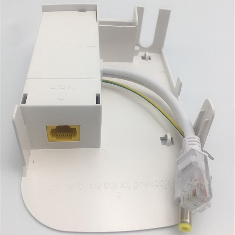 桢田6FP01 智能国标POE分离器 带防水盒 供电120米 POE供电模块