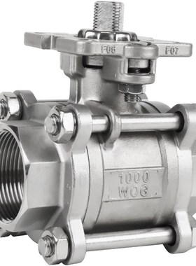 Q11-25-64P不锈钢高平台三片高压球阀丝扣/焊接三片式高平台球阀