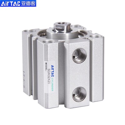 亚德客薄型气缸SDA20/25X5X10X15X20X25X30X35X40X50/60/75/80S磁