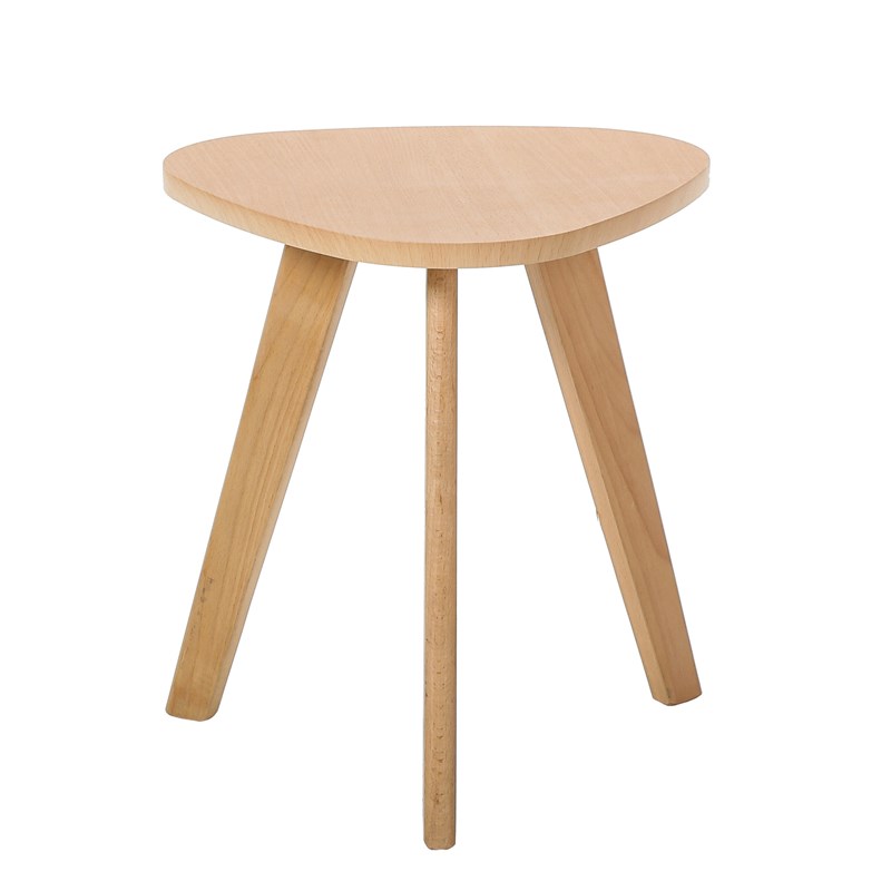 简约小茶几实木脚边几三角边桌 爱心边几家用飘窗实用 百搭小桌子