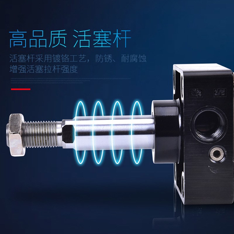 亚德客型可调行程标准SCJ气缸小型气动双出32 40 50-100200-S带磁