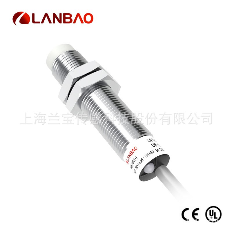 兰宝金属感应器LR12XBN04DNO 30V非埋NPN常开4mm 电感式接近开关